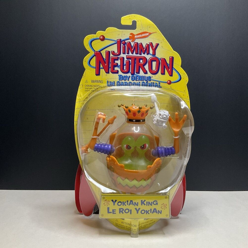 Jimmy Neutron Boy Genius Yokian King Action Figure 2001 Mattel Alien Nickelodeon